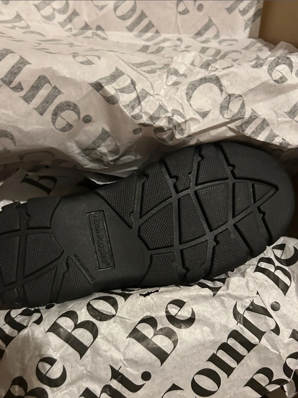 Hush Puppies Chad’s Boys Black Lace-Up Shoe size 13.5 W
